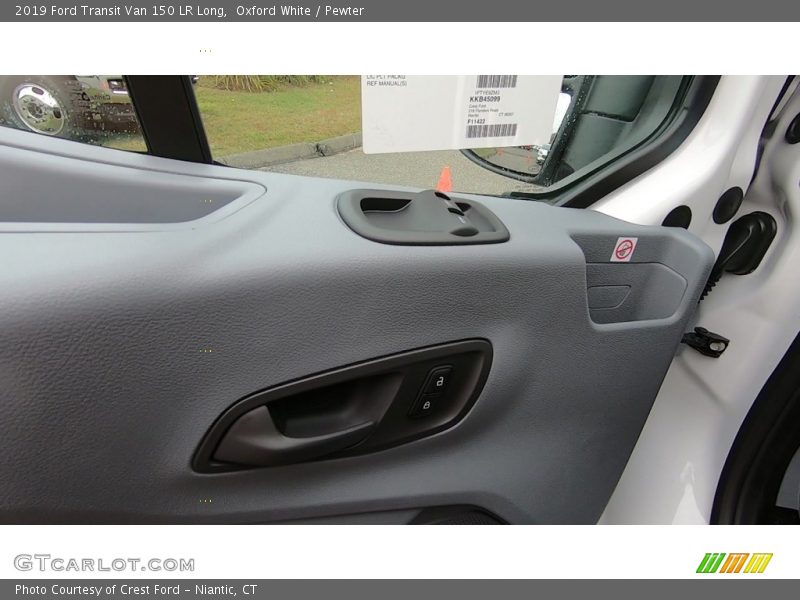 Oxford White / Pewter 2019 Ford Transit Van 150 LR Long