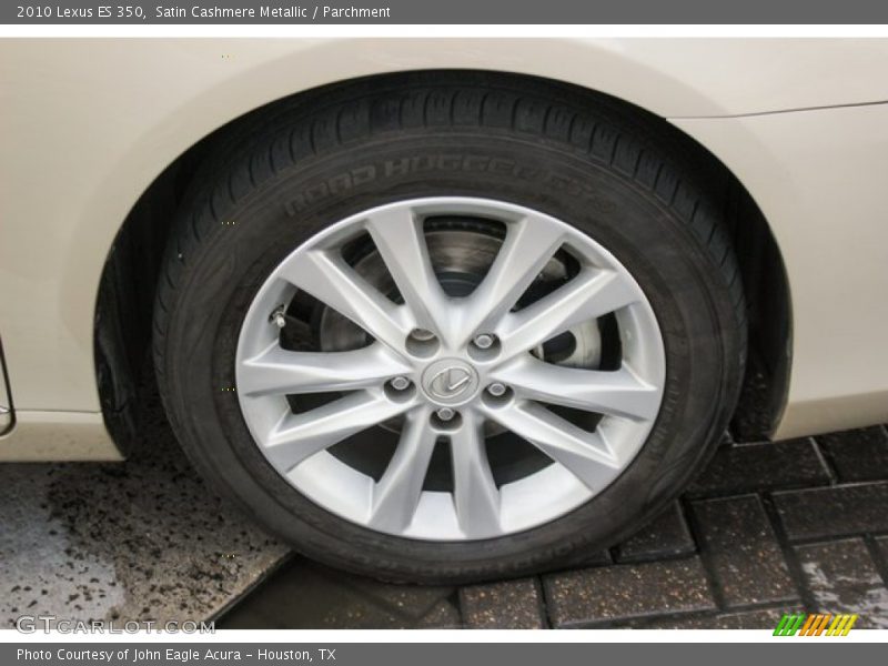 Satin Cashmere Metallic / Parchment 2010 Lexus ES 350