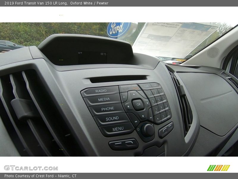 Oxford White / Pewter 2019 Ford Transit Van 150 LR Long