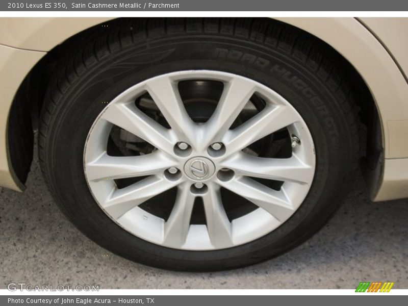 Satin Cashmere Metallic / Parchment 2010 Lexus ES 350