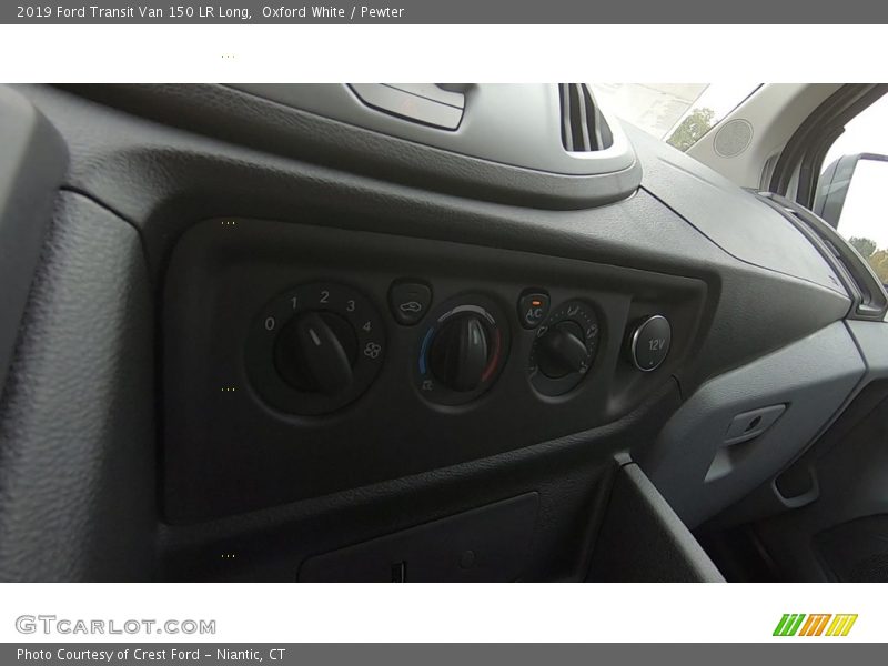Oxford White / Pewter 2019 Ford Transit Van 150 LR Long