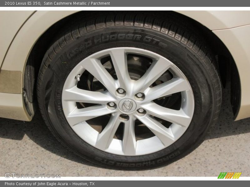 Satin Cashmere Metallic / Parchment 2010 Lexus ES 350