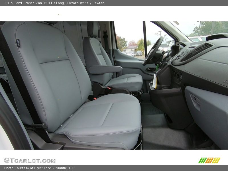 Oxford White / Pewter 2019 Ford Transit Van 150 LR Long