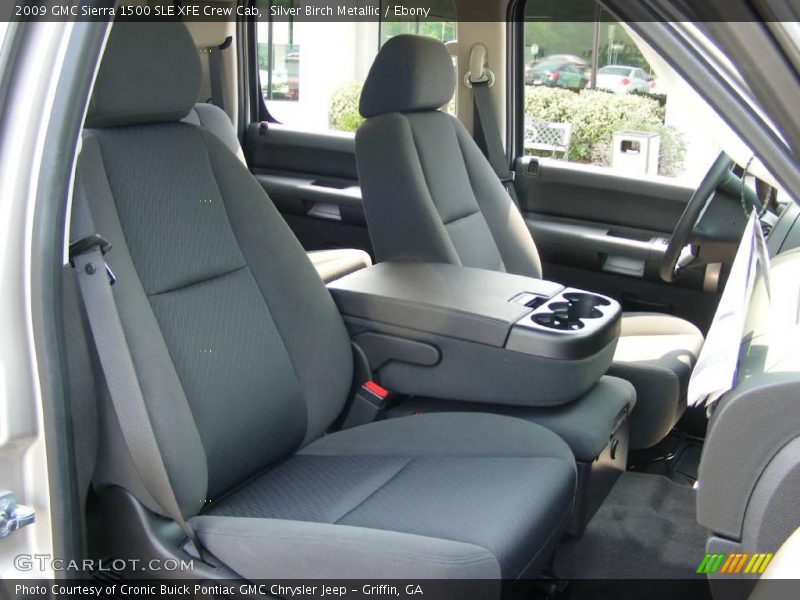 Silver Birch Metallic / Ebony 2009 GMC Sierra 1500 SLE XFE Crew Cab