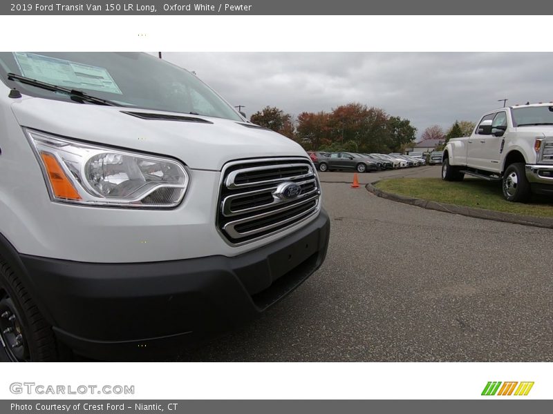 Oxford White / Pewter 2019 Ford Transit Van 150 LR Long