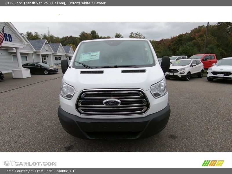 Oxford White / Pewter 2019 Ford Transit Van 250 LR Long