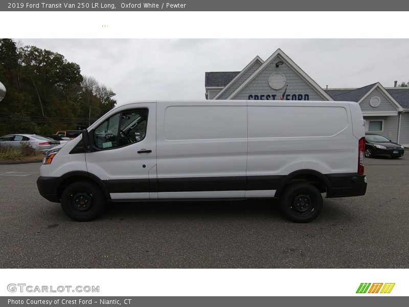 Oxford White / Pewter 2019 Ford Transit Van 250 LR Long