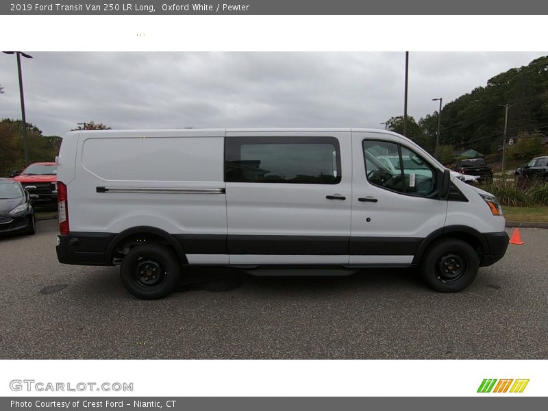 Oxford White / Pewter 2019 Ford Transit Van 250 LR Long