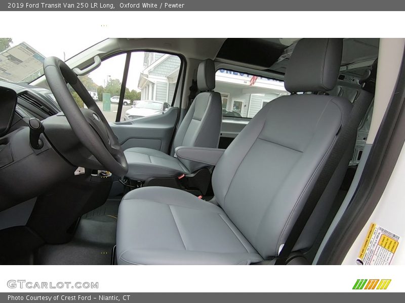 Oxford White / Pewter 2019 Ford Transit Van 250 LR Long