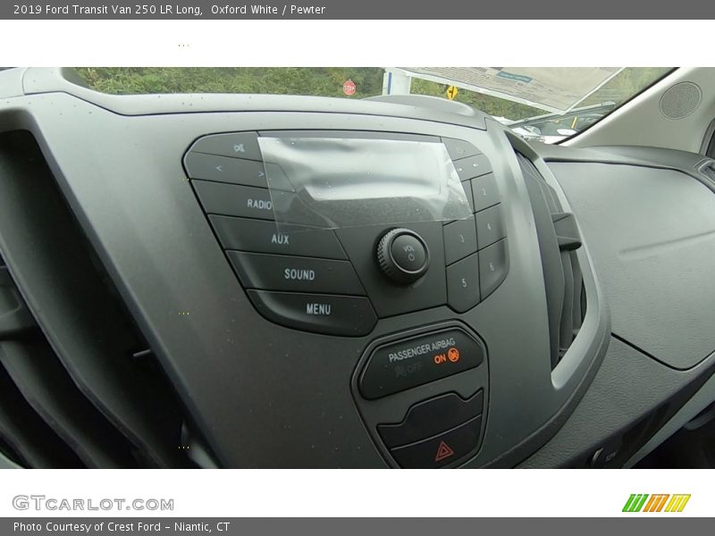 Oxford White / Pewter 2019 Ford Transit Van 250 LR Long