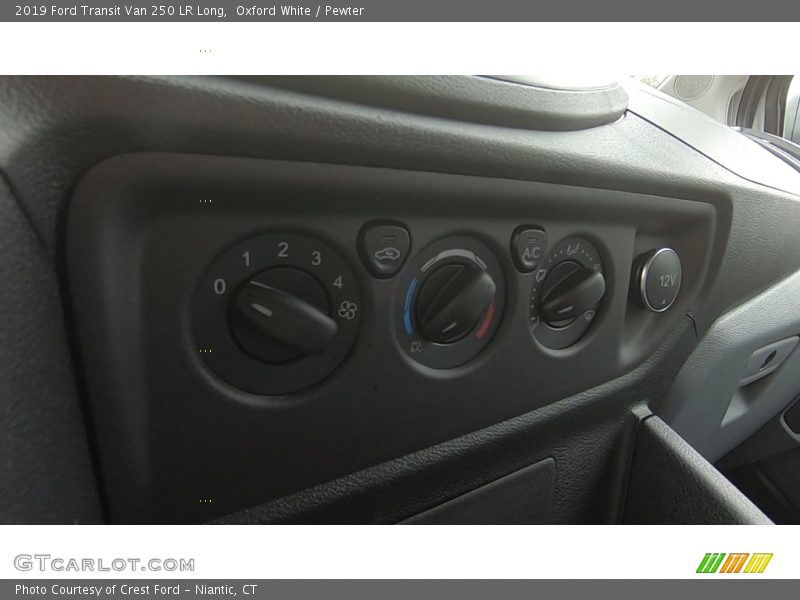 Oxford White / Pewter 2019 Ford Transit Van 250 LR Long