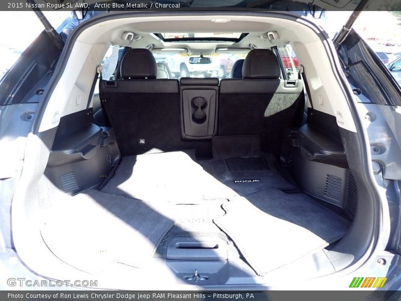 Arctic Blue Metallic / Charcoal 2015 Nissan Rogue SL AWD