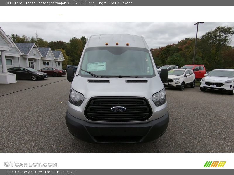 Ingot Silver / Pewter 2019 Ford Transit Passenger Wagon XL 350 HR Long