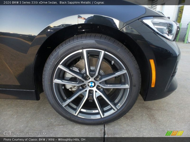 Black Sapphire Metallic / Cognac 2020 BMW 3 Series 330i xDrive Sedan