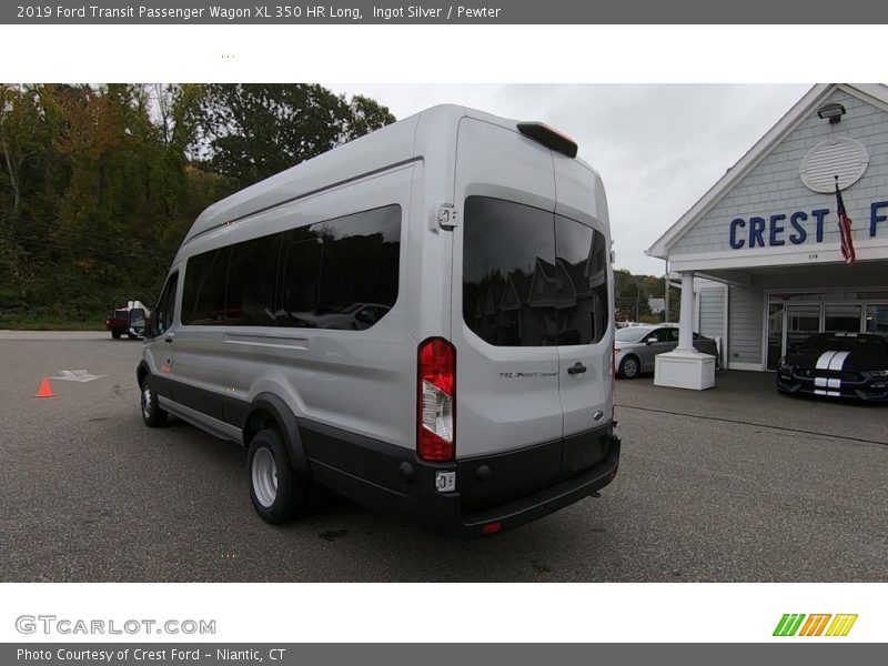 Ingot Silver / Pewter 2019 Ford Transit Passenger Wagon XL 350 HR Long