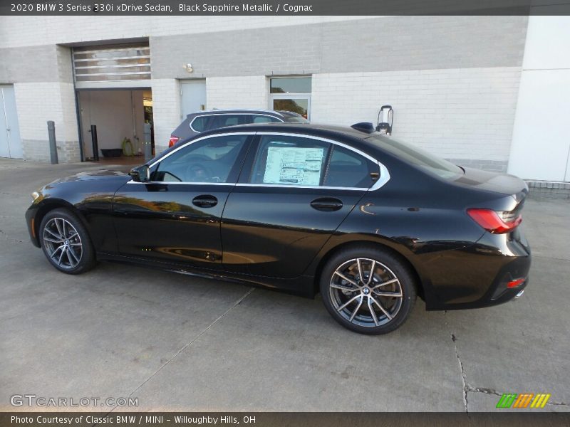 Black Sapphire Metallic / Cognac 2020 BMW 3 Series 330i xDrive Sedan