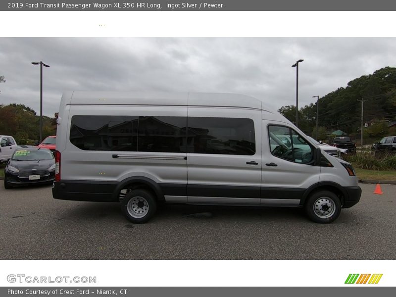 Ingot Silver / Pewter 2019 Ford Transit Passenger Wagon XL 350 HR Long