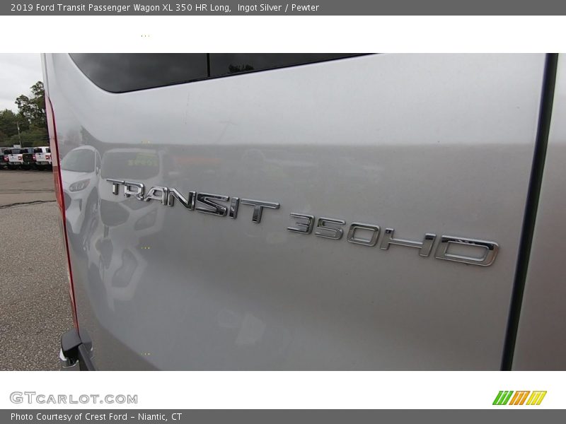 Ingot Silver / Pewter 2019 Ford Transit Passenger Wagon XL 350 HR Long
