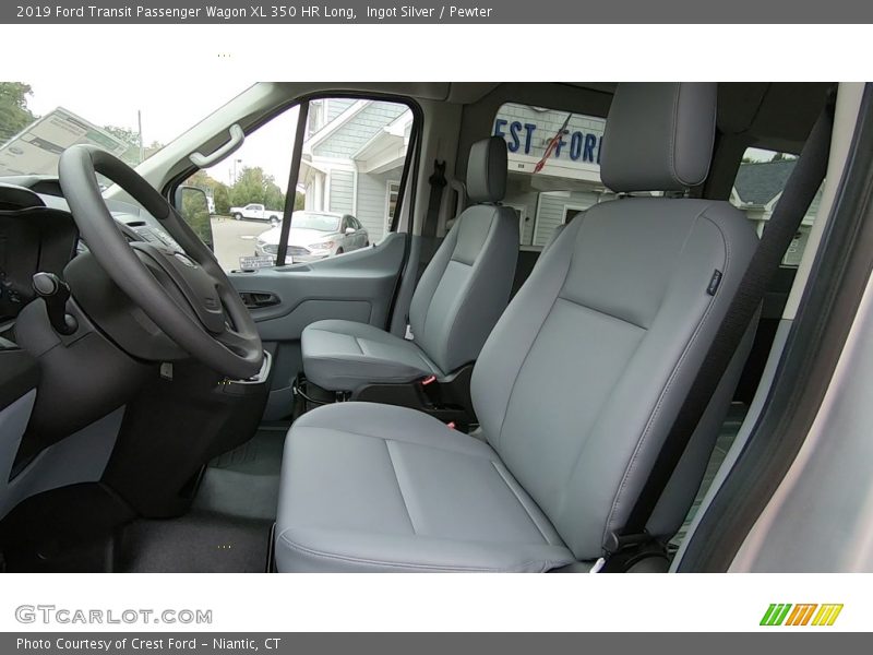 Ingot Silver / Pewter 2019 Ford Transit Passenger Wagon XL 350 HR Long
