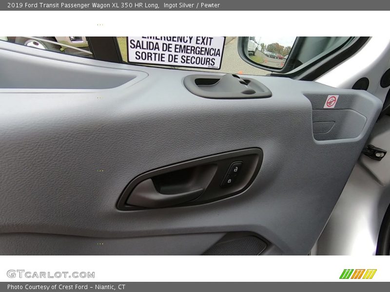 Ingot Silver / Pewter 2019 Ford Transit Passenger Wagon XL 350 HR Long