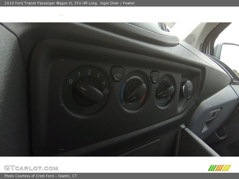 Ingot Silver / Pewter 2019 Ford Transit Passenger Wagon XL 350 HR Long