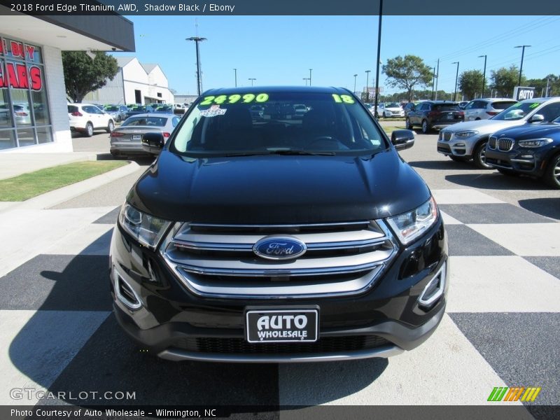 Shadow Black / Ebony 2018 Ford Edge Titanium AWD