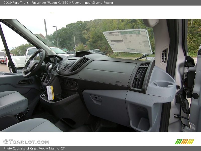 Ingot Silver / Pewter 2019 Ford Transit Passenger Wagon XL 350 HR Long