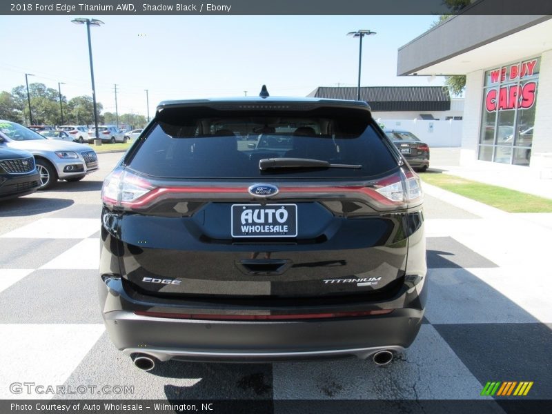 Shadow Black / Ebony 2018 Ford Edge Titanium AWD