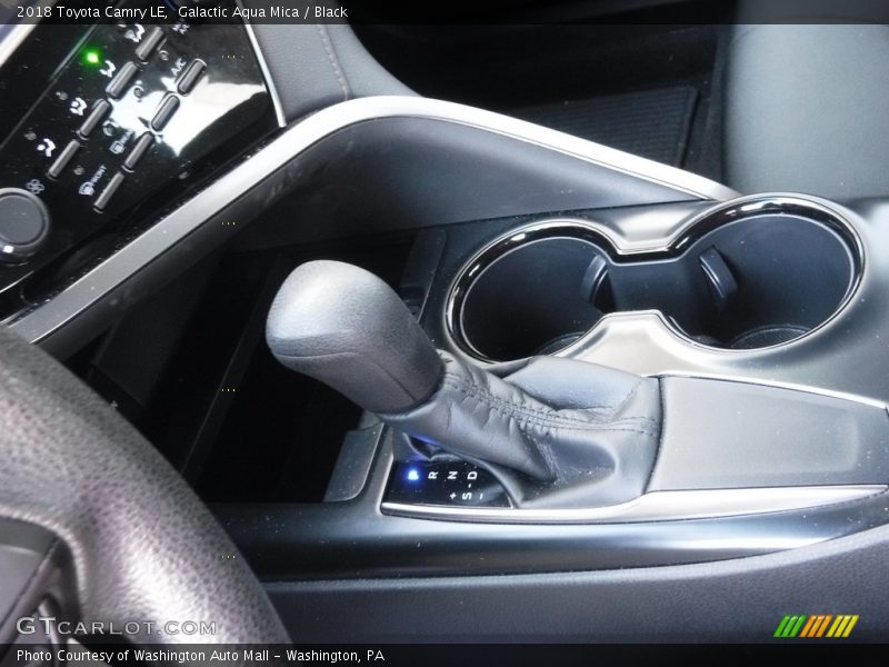Galactic Aqua Mica / Black 2018 Toyota Camry LE