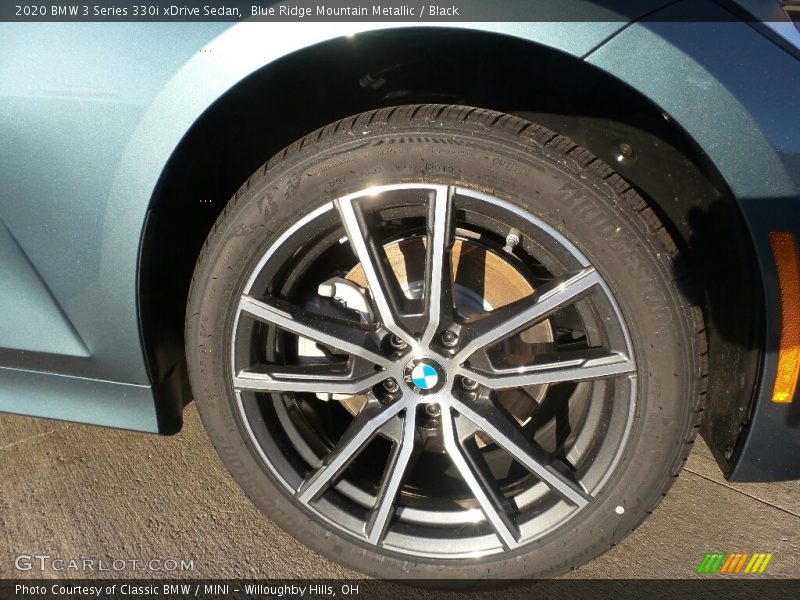 Blue Ridge Mountain Metallic / Black 2020 BMW 3 Series 330i xDrive Sedan