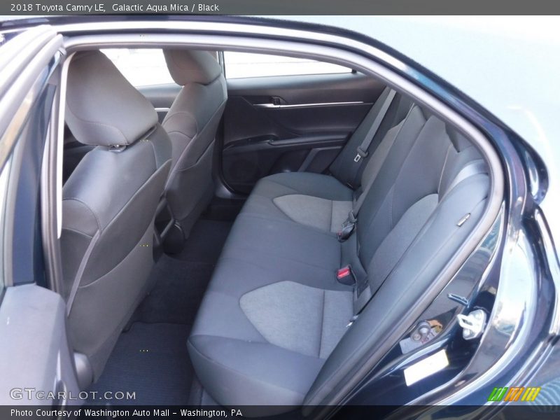 Galactic Aqua Mica / Black 2018 Toyota Camry LE