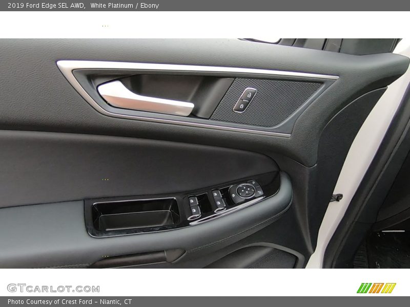 White Platinum / Ebony 2019 Ford Edge SEL AWD