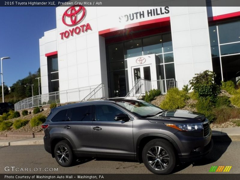 Predawn Gray Mica / Ash 2016 Toyota Highlander XLE