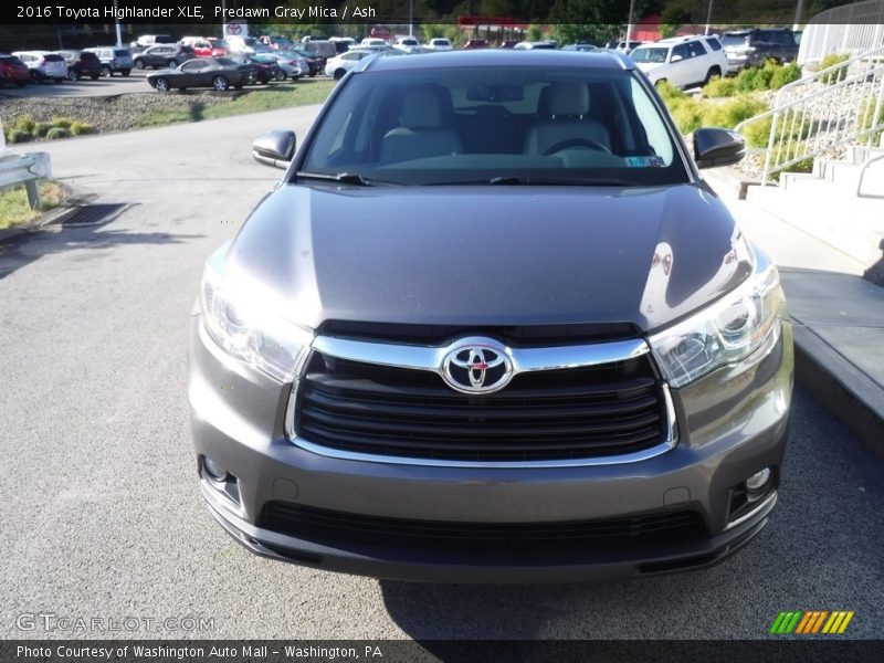 Predawn Gray Mica / Ash 2016 Toyota Highlander XLE