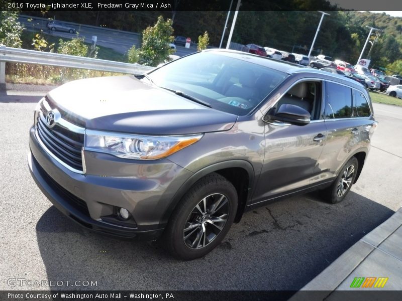 Predawn Gray Mica / Ash 2016 Toyota Highlander XLE