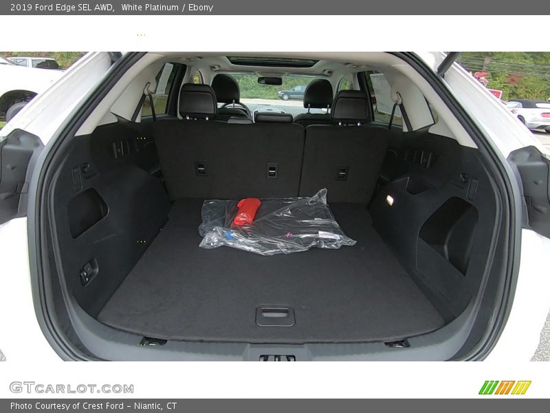 White Platinum / Ebony 2019 Ford Edge SEL AWD