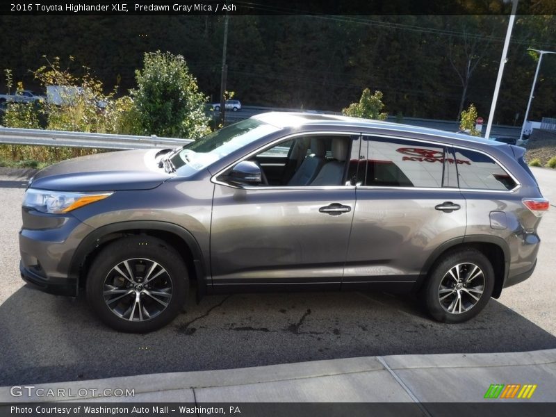Predawn Gray Mica / Ash 2016 Toyota Highlander XLE
