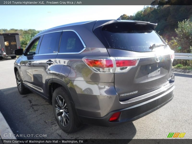 Predawn Gray Mica / Ash 2016 Toyota Highlander XLE