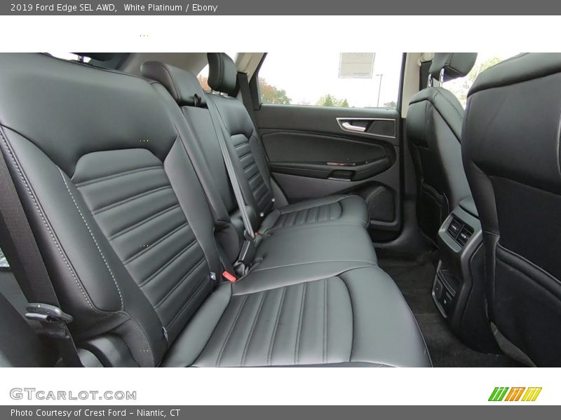 White Platinum / Ebony 2019 Ford Edge SEL AWD
