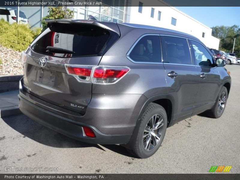 Predawn Gray Mica / Ash 2016 Toyota Highlander XLE