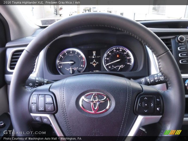 Predawn Gray Mica / Ash 2016 Toyota Highlander XLE