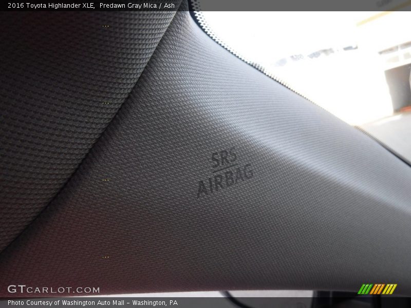 Predawn Gray Mica / Ash 2016 Toyota Highlander XLE