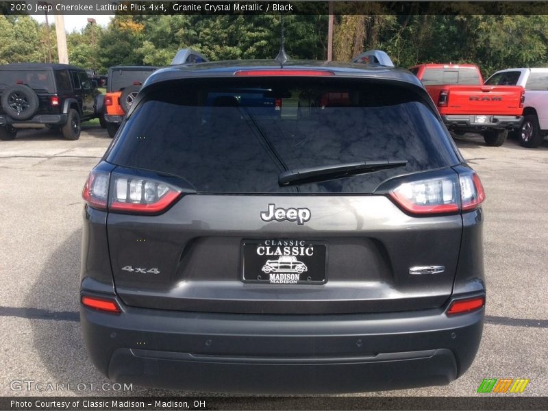 Granite Crystal Metallic / Black 2020 Jeep Cherokee Latitude Plus 4x4
