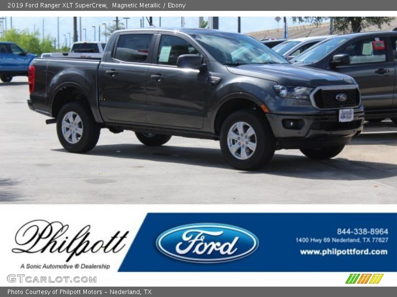 Magnetic Metallic / Ebony 2019 Ford Ranger XLT SuperCrew