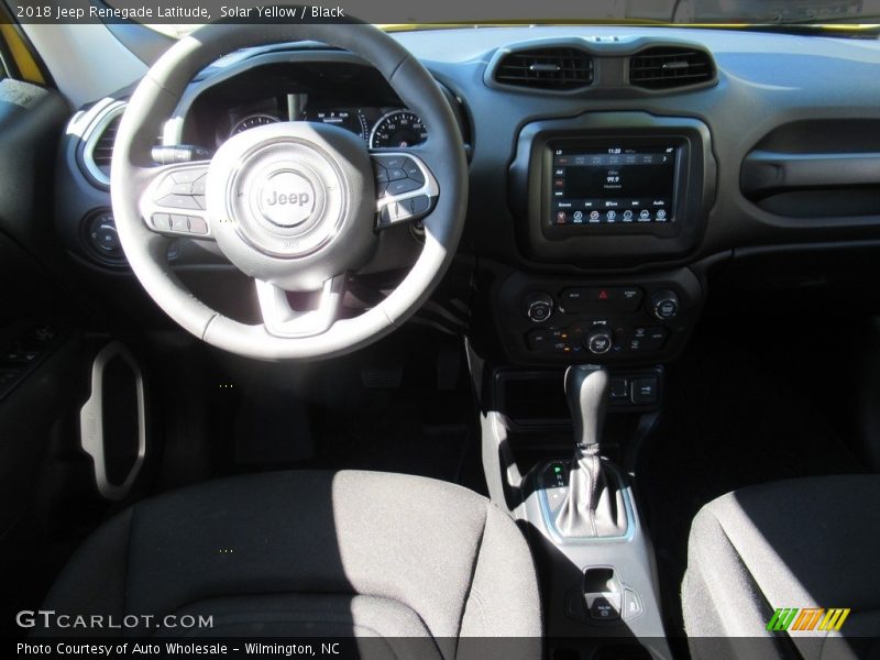 Solar Yellow / Black 2018 Jeep Renegade Latitude