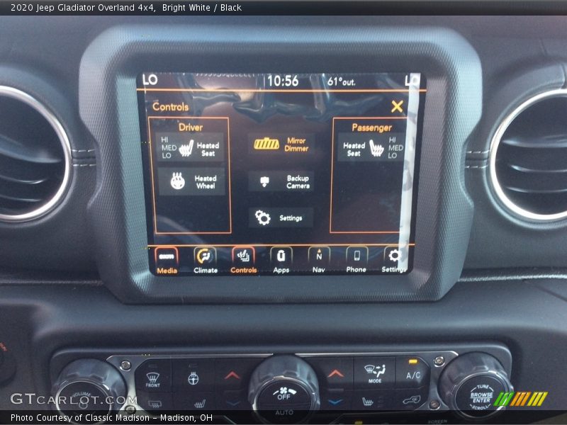 Bright White / Black 2020 Jeep Gladiator Overland 4x4