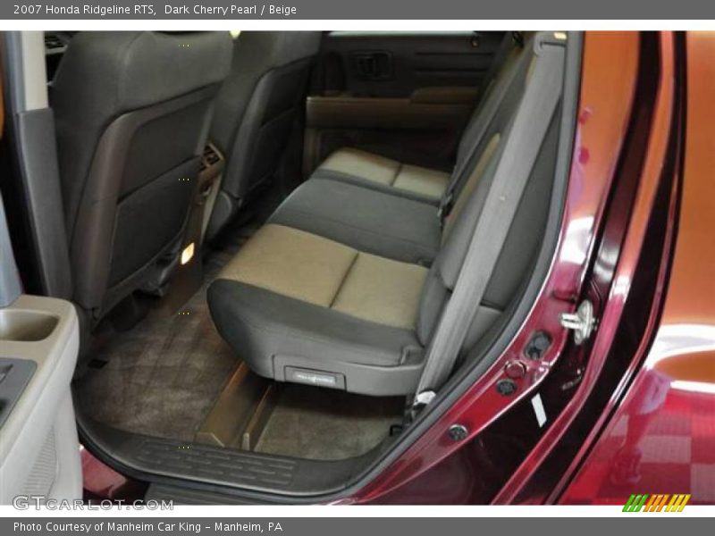 Dark Cherry Pearl / Beige 2007 Honda Ridgeline RTS