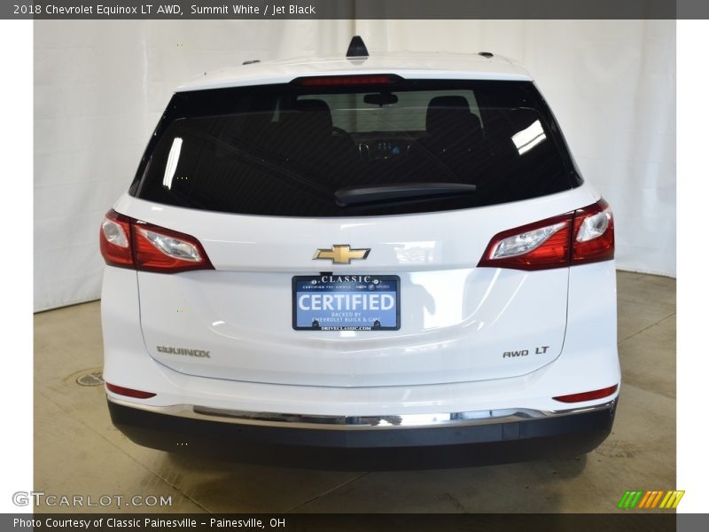 Summit White / Jet Black 2018 Chevrolet Equinox LT AWD