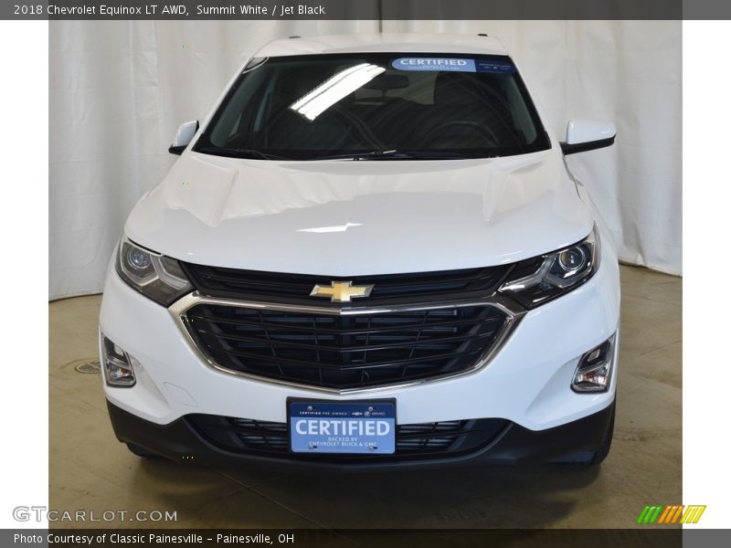 Summit White / Jet Black 2018 Chevrolet Equinox LT AWD
