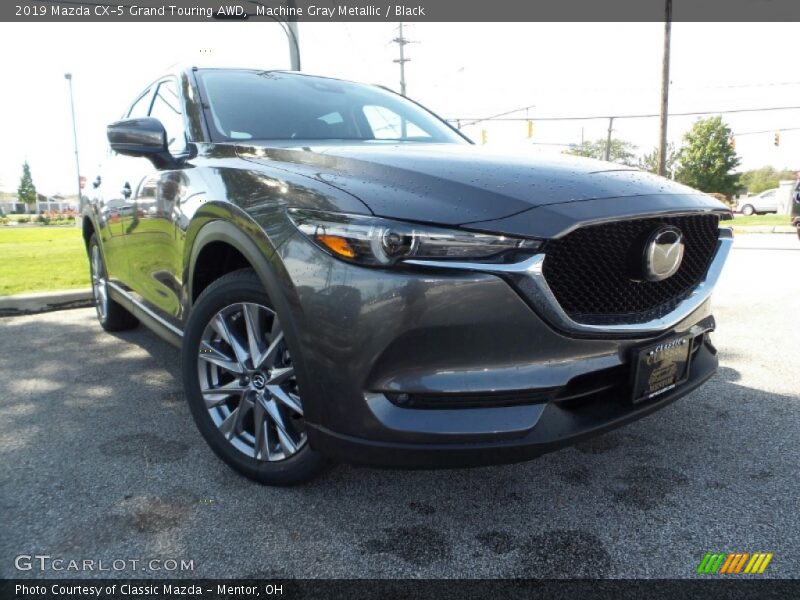 Machine Gray Metallic / Black 2019 Mazda CX-5 Grand Touring AWD